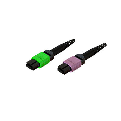 MPO Fibra ottica connessione termina per Jumper cavo con vari colori in boot