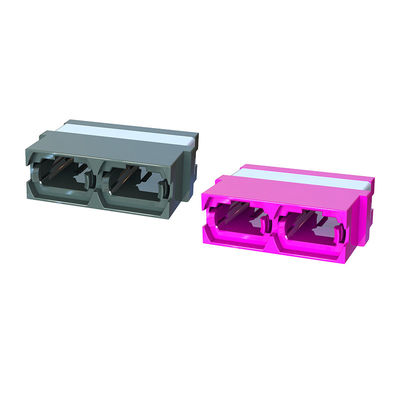 Buon prezzo Materiale di plastica Adaptore a fibra ottica MPO in Nero Blu Verde E Acqua in linea