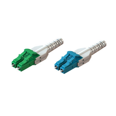 Assemblaggio di connettore a fibra ottica normale LC Uniboot 2.0 Beige per Data Center