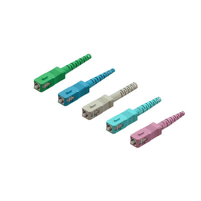 Buon prezzo Connettore a fibra SC multi-modo a montaggio rapido con vari colori in linea