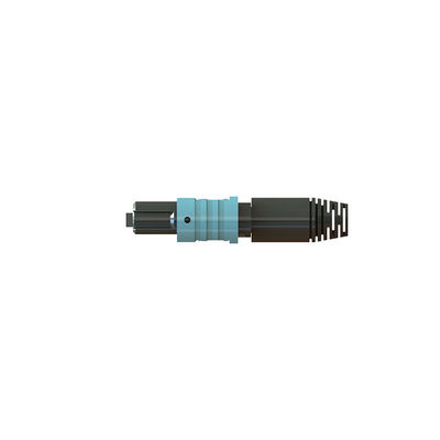 43mm 16 Core Mini MPO Fiber Optic Connector For Pigtail Fiber With Ceramic Ferrule