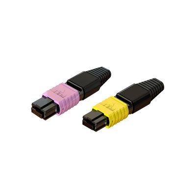 Buon prezzo Femmina Maschio MPO Fibra ottica connettore 4 - 24 Core Fibra ottica di comunicazione in linea