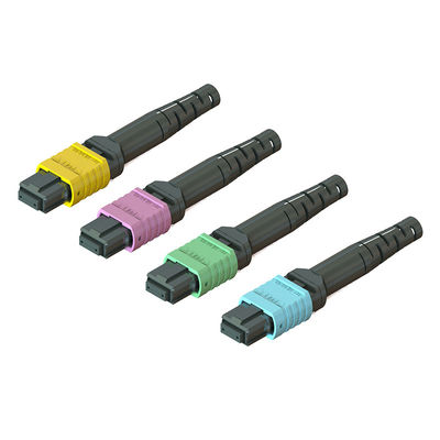 Buon prezzo Telecomunicazioni MPO Fibra ottica connettore 3.5 60mm 12 / 16 / 24 Core maschio femmina in linea