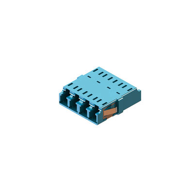 4 Adaptore a fibra ottica LC multimoda ridurre accoppiatori a fibra ottica per CATV / FTTX