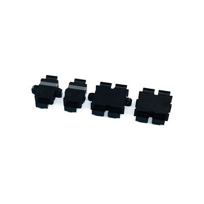 Buon prezzo Adattatore MPO Nero Colore Simplex Duplex e Quad Versione Accoppiatore MTP con Flangia in linea
