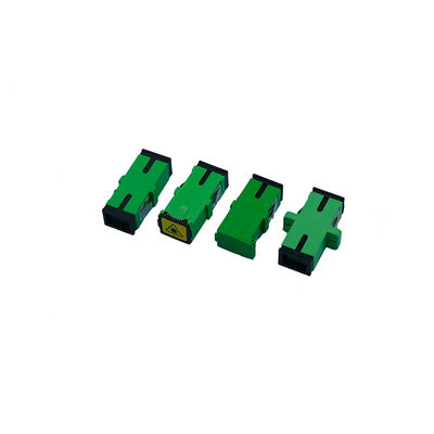 Buon prezzo SC Fibra verde Adapter kit ottico personalizzato con flange o senza flange in linea