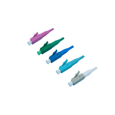 LC simplex APC/PC connettore in fibra ottica compatibile con tappo in plastica