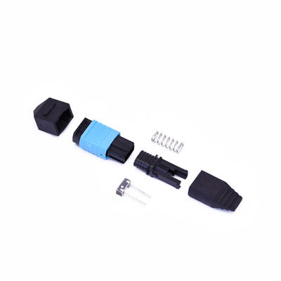Buon prezzo 3.0mm MT-MPO OM3 Fiber Connector 16/32 Core Offset Key Fiber Array Support Mold Design in linea