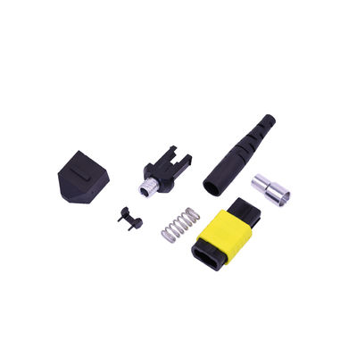 Buon prezzo Kit connettori in fibra ottica multimodo MPO/MTP 12/24 Core 3.0mm con bassa perdita uL94v-0 in linea